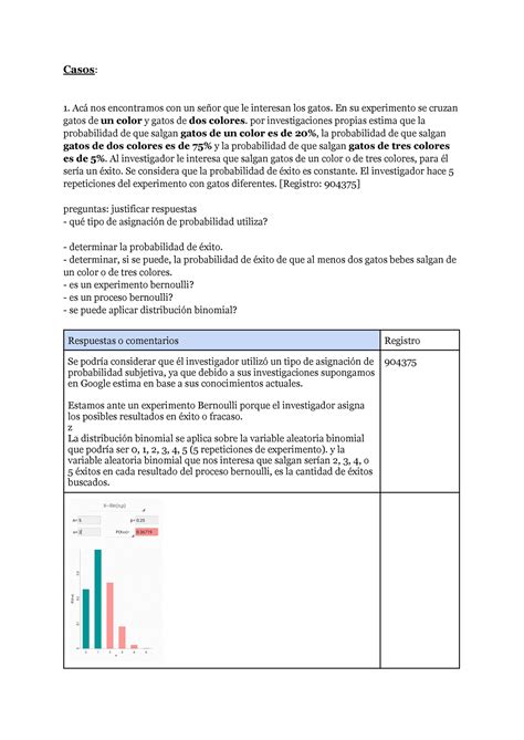 Estad Stica Resumen Para El Primer Parcial De Estadistica Casos