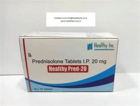 Healthy Pred 20 Prednisolone Tablets IP 20 Mg Rs 14 60 Stripe ID