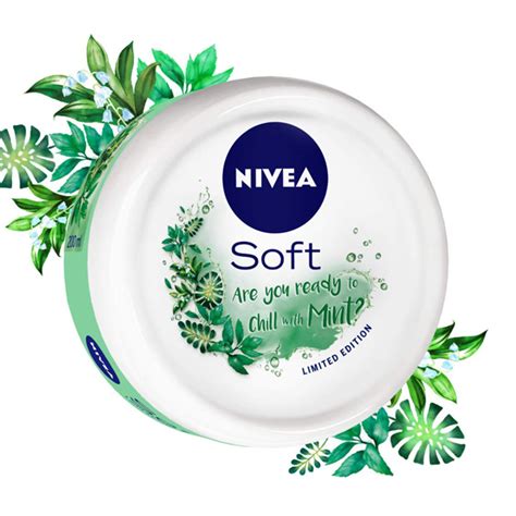 Buy Nivea Soft Light Moisturiser Chilled Mint Ml Online At