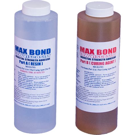 Max Bond Low Viscosity 32 Oz Epoxy Resin Fiberglassing Marine Aero And Auto Boat Building High