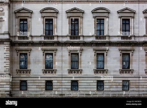 Front Facade Of A Victorian Style Building In London Stock Photo Alamy