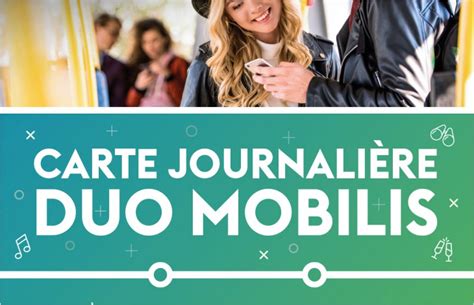 Carte journalière Duo Mobilis à deux dans les transports publics pour