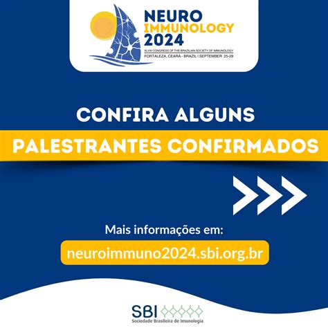 NeuroImmunology Confira Alguns Palestrantes Confirmados Sociedade