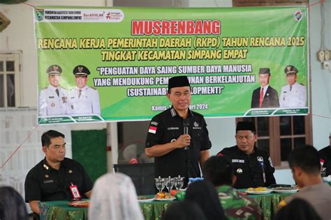 Bupati Zairullah Azhar Buka Musrenbang Rkpd Tahun Fakta Kalsel