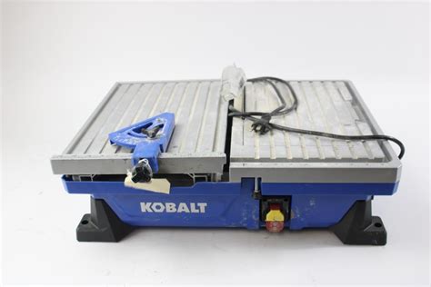 Kobalt 7 Table Top Tile Saw Property Room