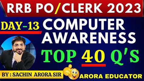 Ibps Rrb Computer Awareness Ibps Rrb Poclerk Computer Awareness Mock