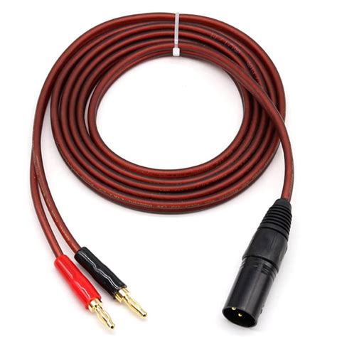 Xlr To Banana Xlr 3 Pin Male To Dual Banana Plugs Audio Cable Hifi