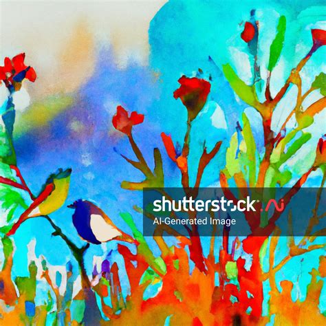 Watercolor Painting Wide Palet Colors Background Ai Generated Image