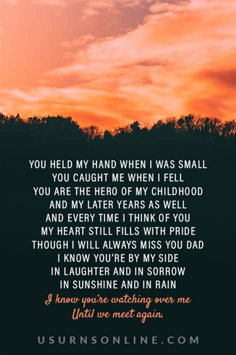 Best Funeral Poems For Dad 50 Beautiful Tributes Us Urns Online