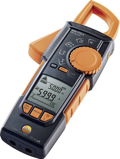 Testo 770 3 Clamp Meter Handheld Multimeter Digital CAT III 1000 V