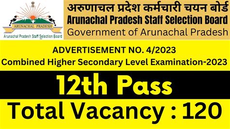 Apssb Chsl Recruitment Apssb Chsl Notification Th