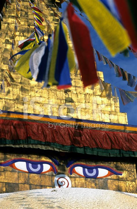 Nepal, Kathmandu, Boudhanath Temple. Stock Photo | Royalty-Free ...