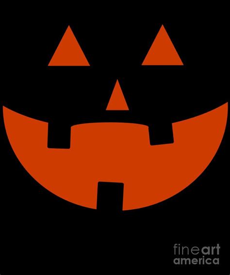 Funny Halloween Pumpkin Smiley Face Jack O Lantern Digital Art by Jose O - Fine Art America