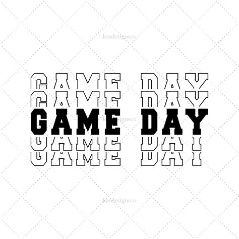 Football Svg Game Day Svg Game Time Svg Football Season Etsy Finland