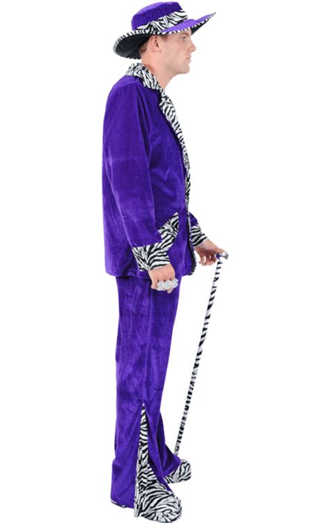 Mens Purple Pimp Costume