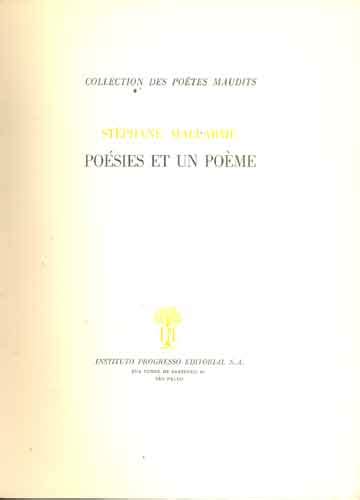 Sebo do Messias Livro Poésies Et Un Poème