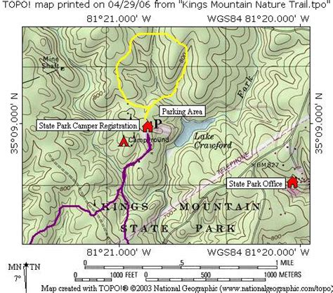 Kings Mountain Nature Trail | N2Backpacking