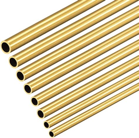 Uxcell Brass Tube 2mm 3mm 4mm 5mm 6mm 7mm 8mm 10mm Od X 0 5mm Wall Thickness 300mm