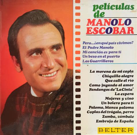 Manolo Escobar Peliculas De Manolo Escobar Vinyl Discogs