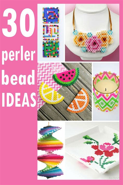 A Roundup Of 30 Amazing Perler Bead Ideas Crafts Home Decor Jewelry