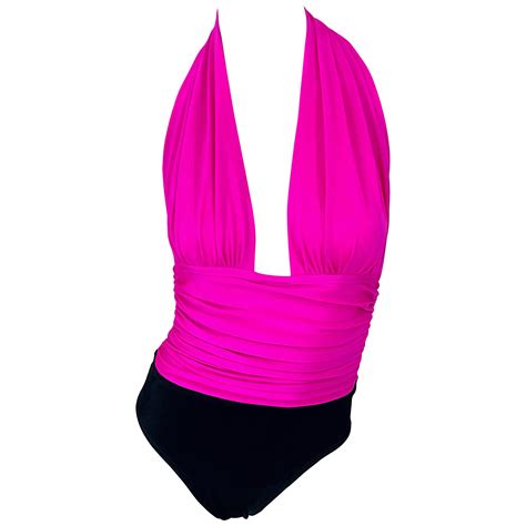 Pink And Black One Piece Swimsuits Womens And Mens Sneakers And Sports