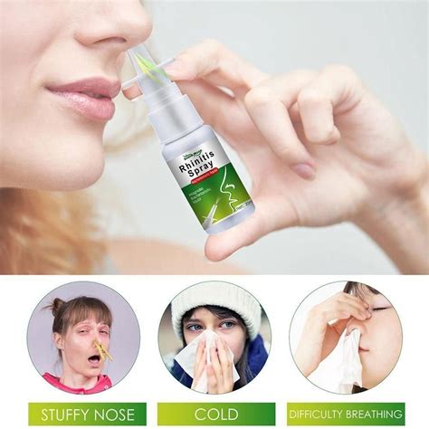 Nasal Spray Chronic Rhinitis Sinusitis Chinese Traditional Herbal Treatment 20ml