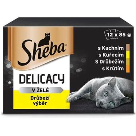 ARCHIV Sheba Delicacy kapsičky pro dospělé kočky drůbeží výběr v