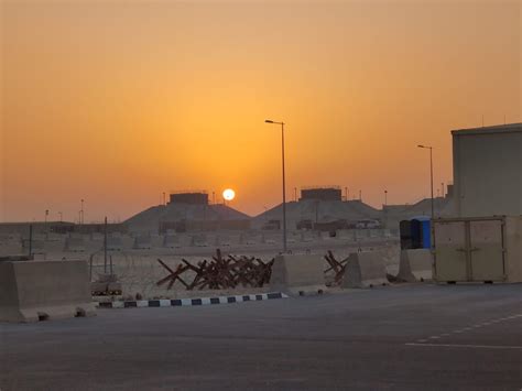 Al Udeid Sunrise From The Other Day Rairforce