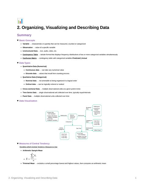 2 Organizing Visualizing And Describing Data Pdf 2 Organizing