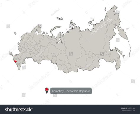 map russia republic karachaycherkessia  shutterstock