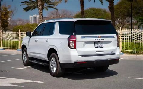 Rent Chevrolet Tahoe (White), 2021 in Dubai - Turboplus