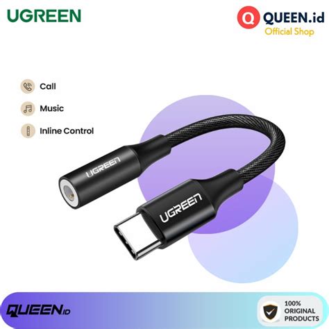 Jual Ugreen 70858 Converter Usb Type C To 35mm Jack Audio Adapter