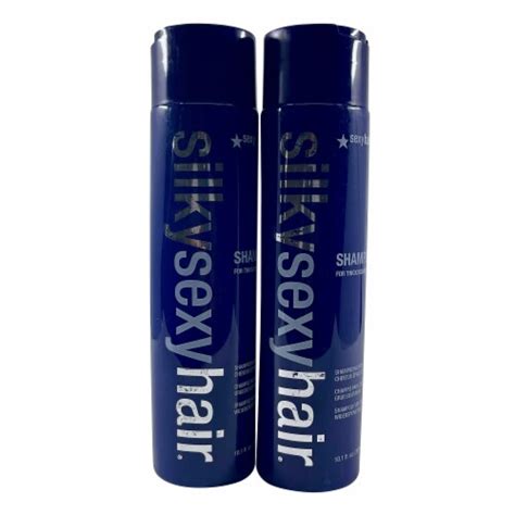 Sexy Hair Silky Sexy Hair Shampoo Thick And Coarse Hair 10 1 Oz Set Of 2