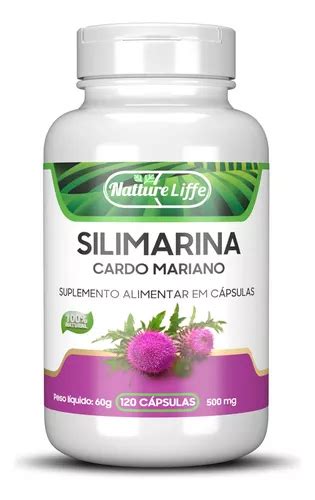 Cardo Mariano Concentrado De Silimarina 500 Mg 120 Unidades 1 Bote