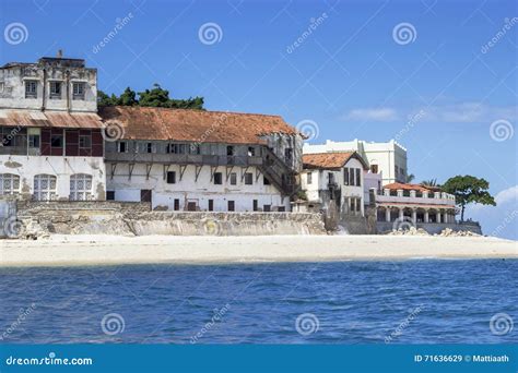 Old Buildings Of Stone Town In Zanzibar Tanzania Stock Image Image