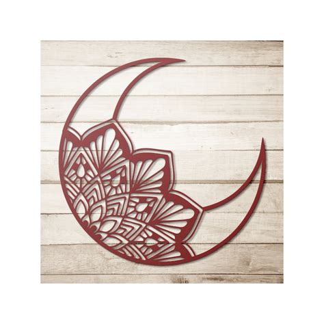 Moon Metal Wall Decor Sun And Moon Metal Wall Art Mandala Sign