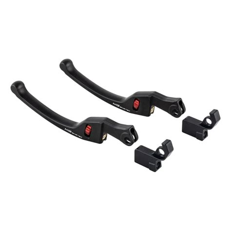 Sport Lever Set Mg Biketec Left Right Aluminium Cnc Black Anodised