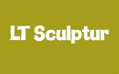 Lt Sculpture Free Font