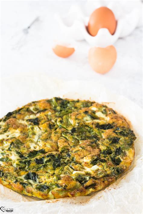 Frittata Con Cime Di Rapa Ricetta Facile E Veloce Cuoce In Padella