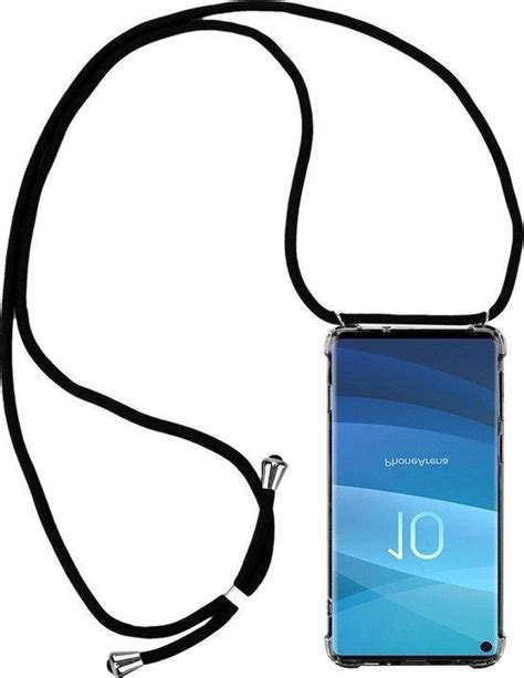 Telefoonhoesje Met Koord Samsung Galaxy S10 Zwart Bol