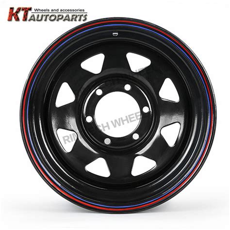 17X9 8 Spoke Offroad Steel Wheel 4X4 Wheel Rim China 17X9 Steel Wheel