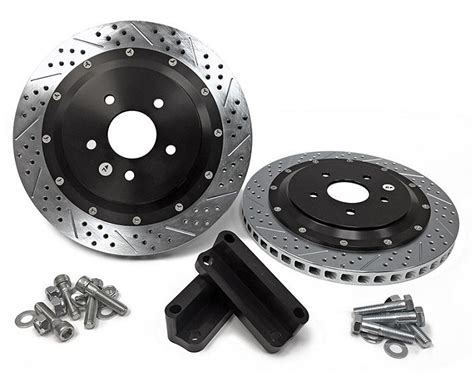 C5 Corvette Big Brake Drilledslotted 2pc Rotor Kit Baer Brakes