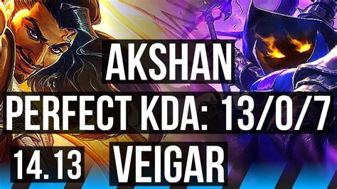 Akshan Vs Veigar Mid Legendary Games Euw Challenger