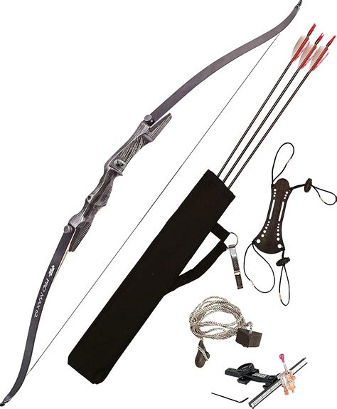 Pse Archery Pro Max Traditional Takedown Recurve Recreational Shooting Bow Set