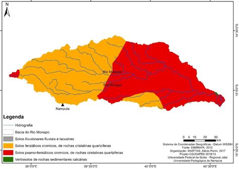 Solos Da Bacia Do Rio Monapo Prov Ncia De Nampula Mo Ambique