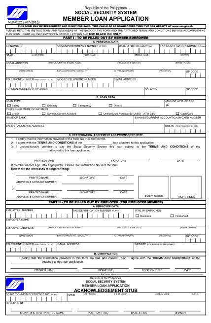 Pag Ibig Multi Purpose Loan Form 2021 Editable Bios Pics