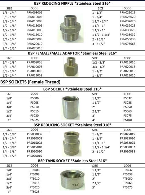 Bsp Fittings