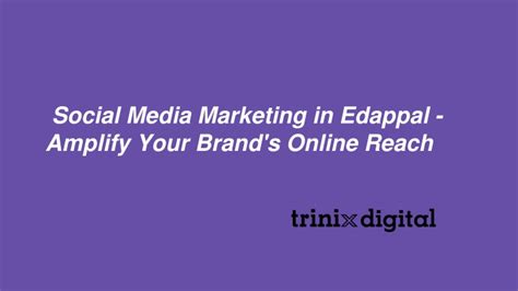 Ppt Social Media Marketing In Edappal Amplify Your Brands Online