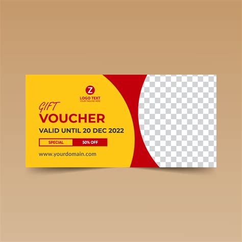 Red T Voucher Design Template 3092197 Vector Art At Vecteezy