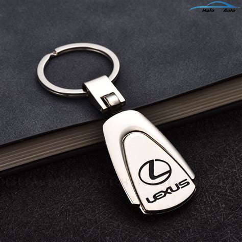 Car Keychain Stainless Steel Metal LEXUS Car Logo Keychain 3D Key Chain